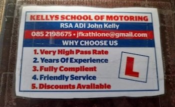 Kellys School of Motoring - Athlone