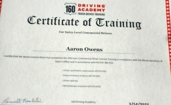Harvey 160 Driving Academy/Test site